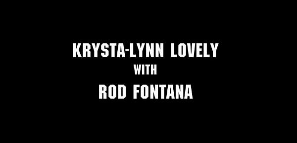  Hot young blonde slut Krystal-Lynn Lovely loves to blows hard dick